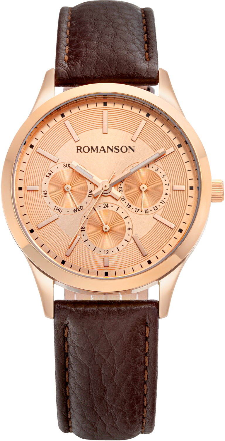 фото Наручные часы женские romanson tl0b10flr(rg)