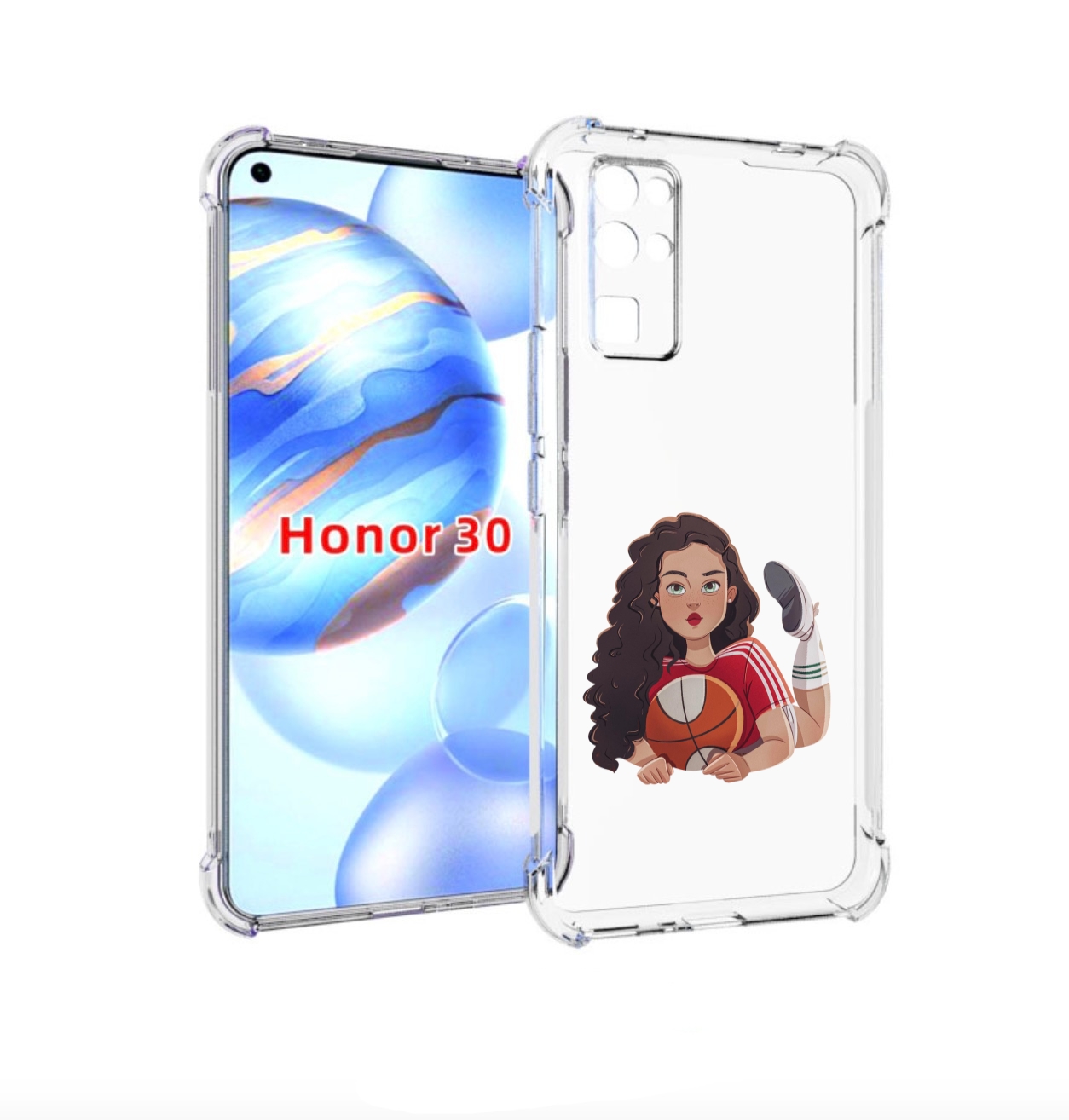 

Чехол бампер MyPads Баскетболитска-в-гольфах женский для Honor 3, Прозрачный, Tocco