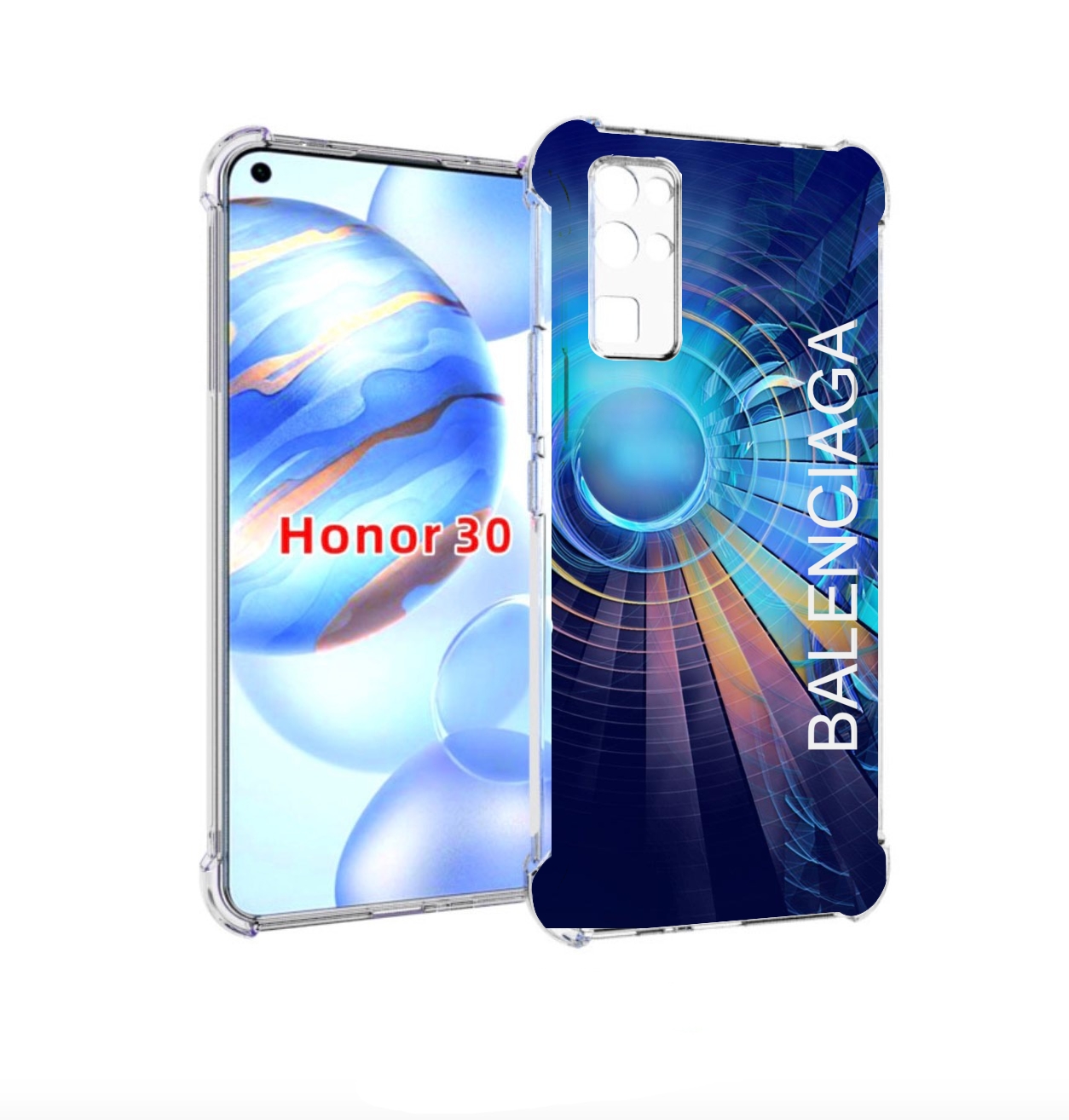 

Чехол бампер MyPads Баленсиага-абстракция для Honor 30 (BMH-AN10, Прозрачный, Tocco