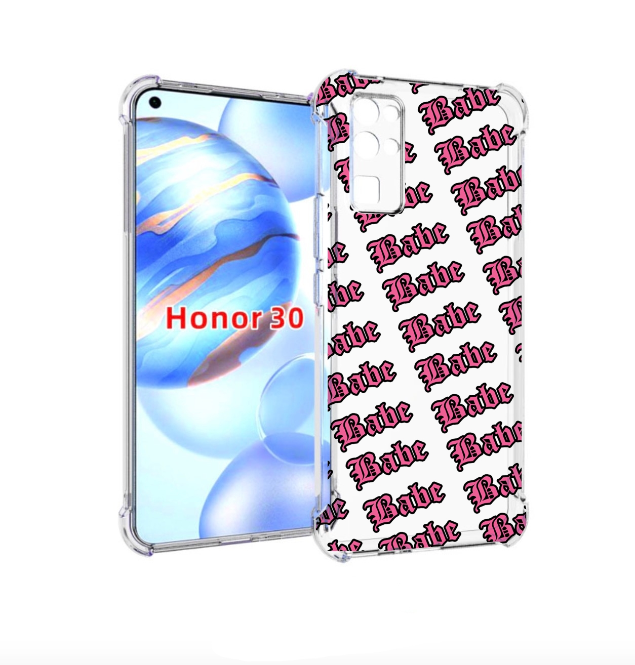 

Чехол бампер MyPads Бабе для Honor 30 (BMH-AN10) противоударный, Прозрачный, Tocco