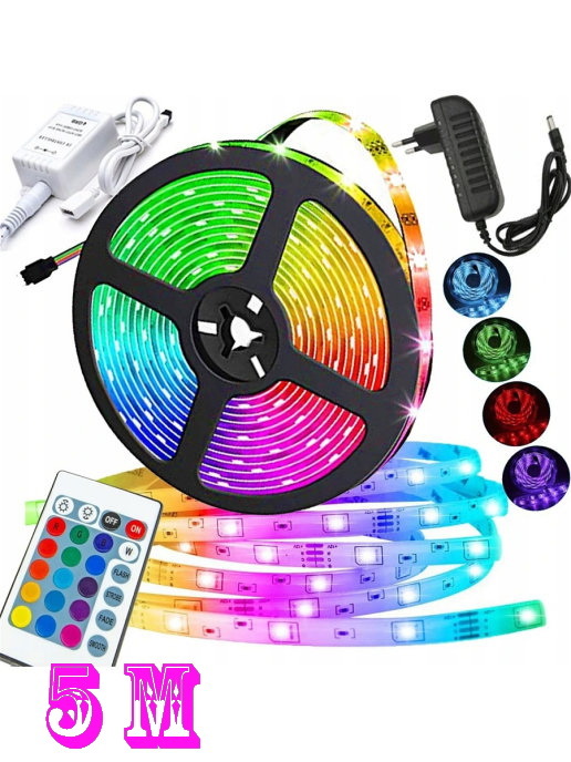 фото Лента светодиодная 5 м с пультом led strip nac goodstore24