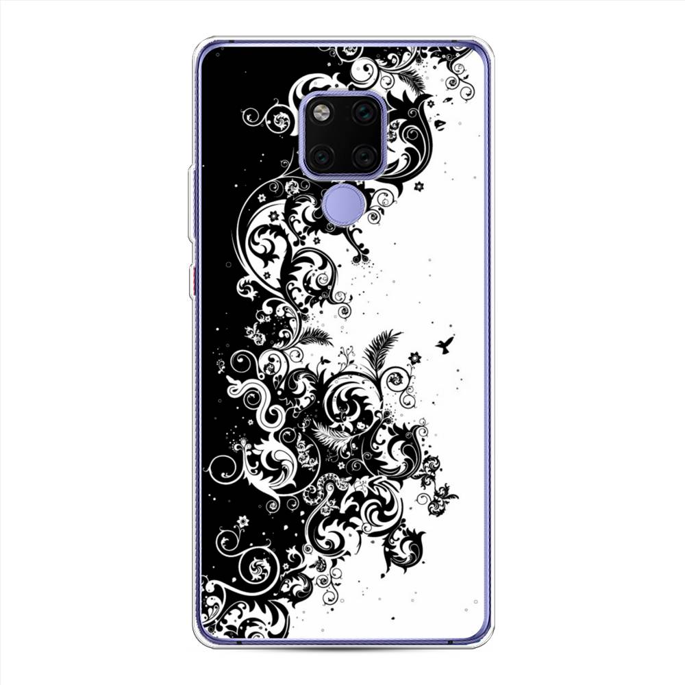

Чехол для Huawei Mate 20X "Черно белый узор", Белый;черный;серый, 66950-3