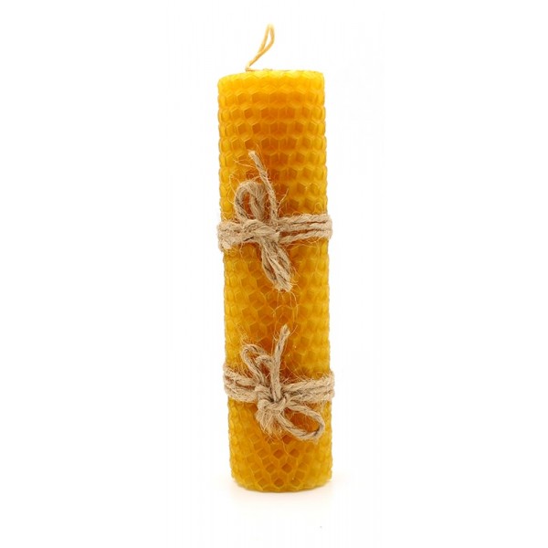 фото Свеча из вощины с ванилью и апельсином от zdravnica.shop