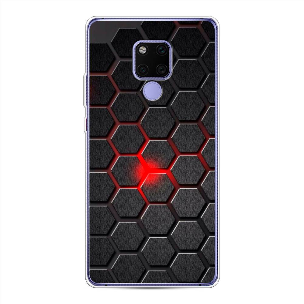 

Чехол для Huawei Mate 20X "Соты красные", Красный;черный;серый, 66950-3