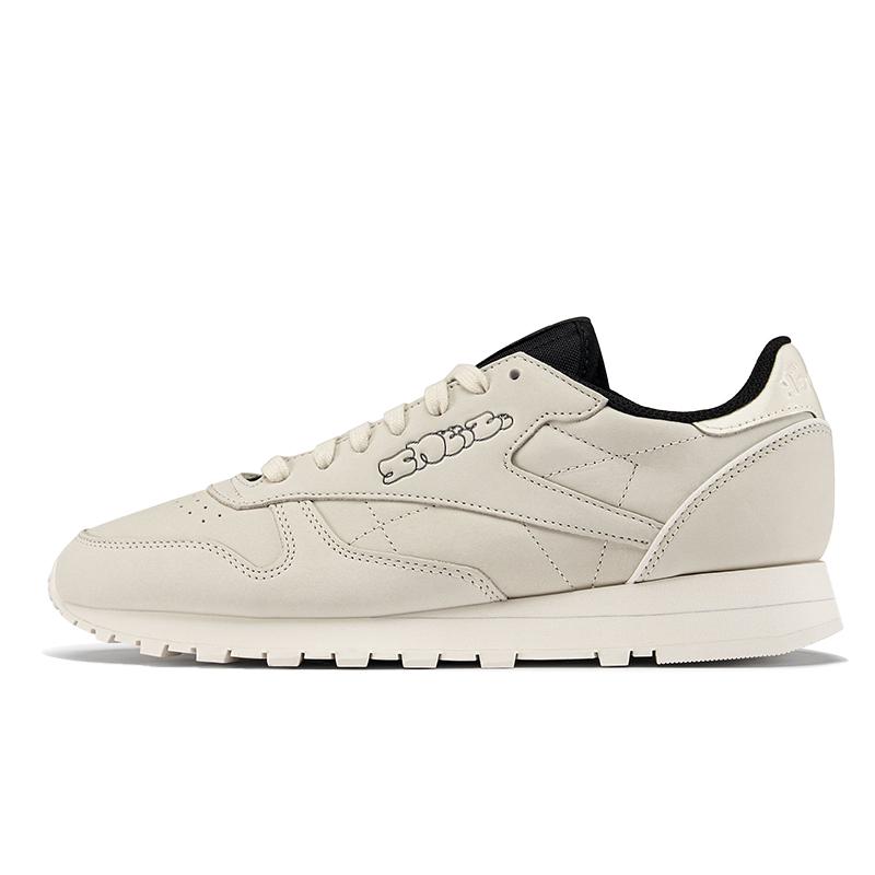 

Кроссовки унисекс Reebok SNEEZE x Classic Leather серые 40.5 EU, Серый, SNEEZE x Classic Leather