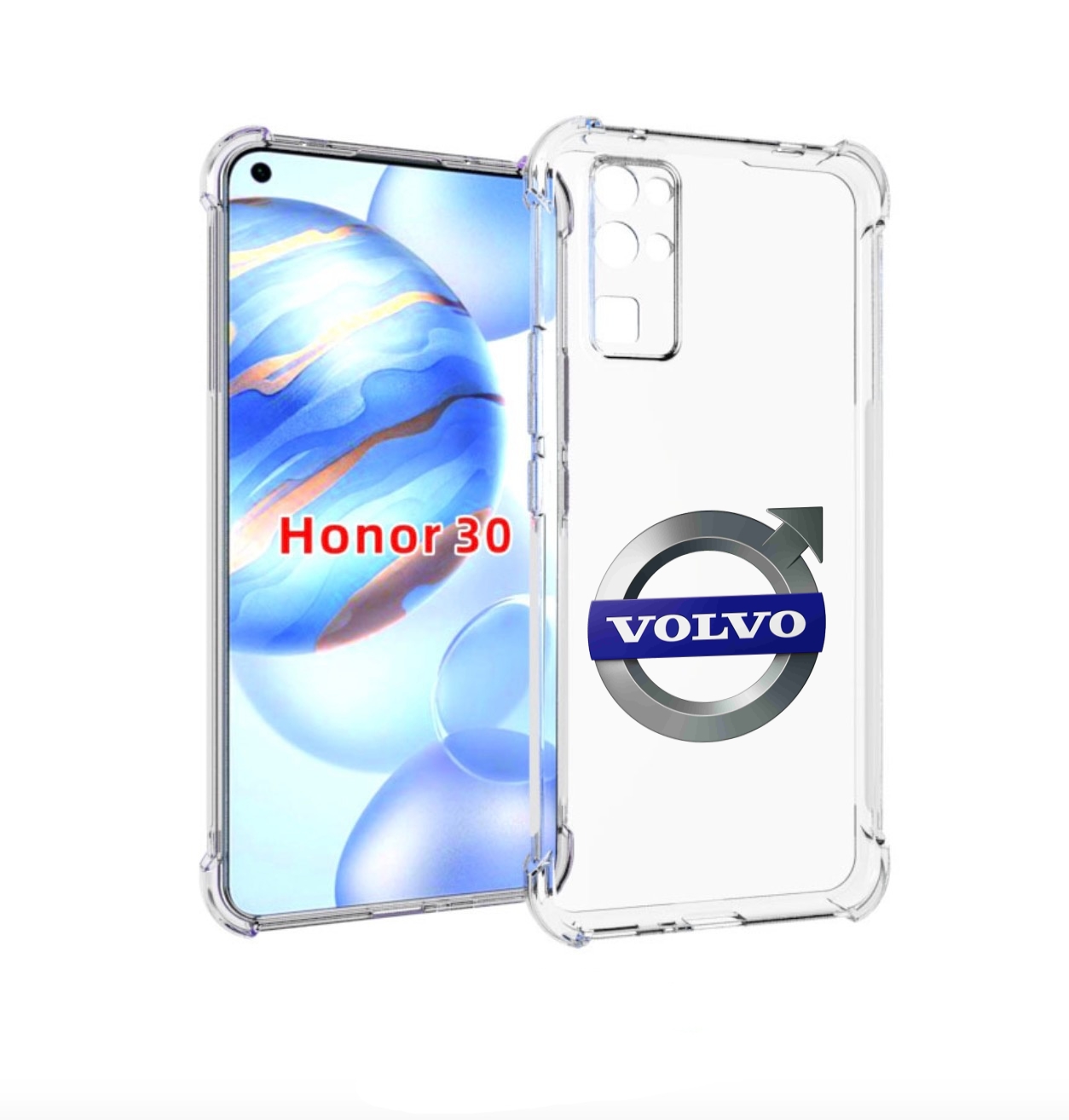 

Чехол бампер MyPads volvo мужской для Honor 30 (BMH-AN10) против, Прозрачный, Tocco