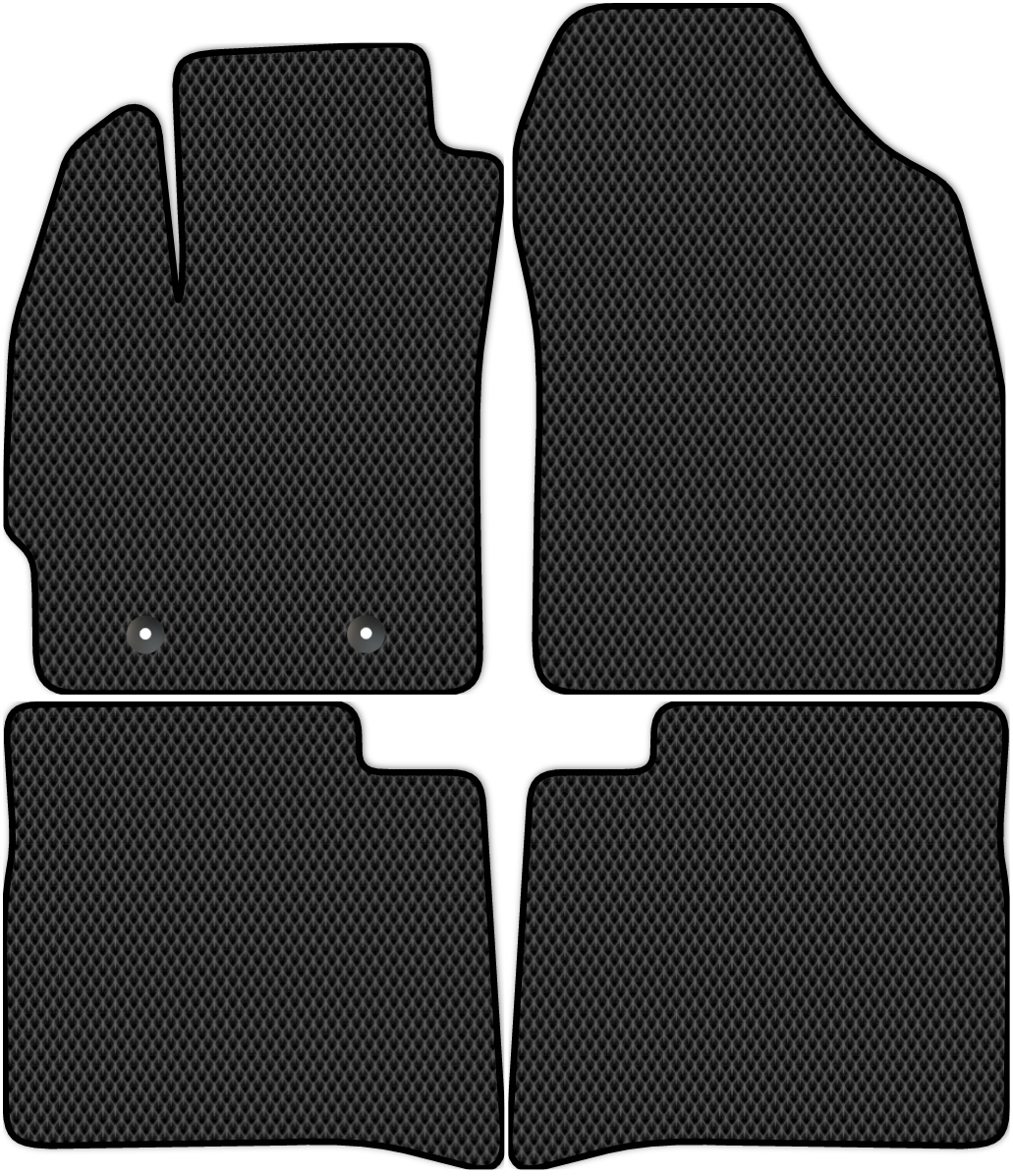 

Коврики ЭВА в салон для Toyota Prius 3 (XW30) 2009 - 2016, 4 шт. черный, 4829-S4NL-H