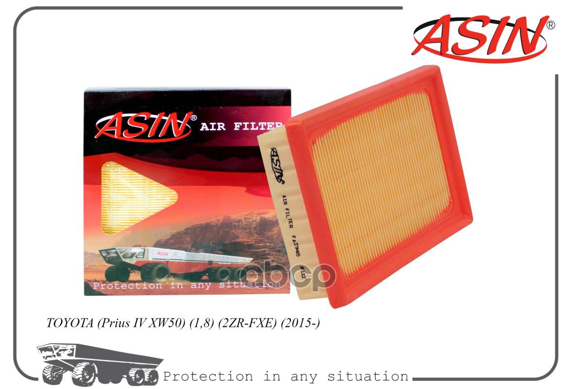 

фильтр воздушный 17801-0M040ASIN.FA2945 ASIN 1шт