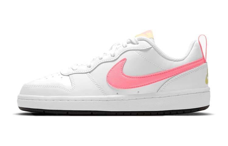 

Кеды унисекс Nike Court Borough Low 2 GS белые 38.5 EU, Белый, Court Borough Low 2 GS