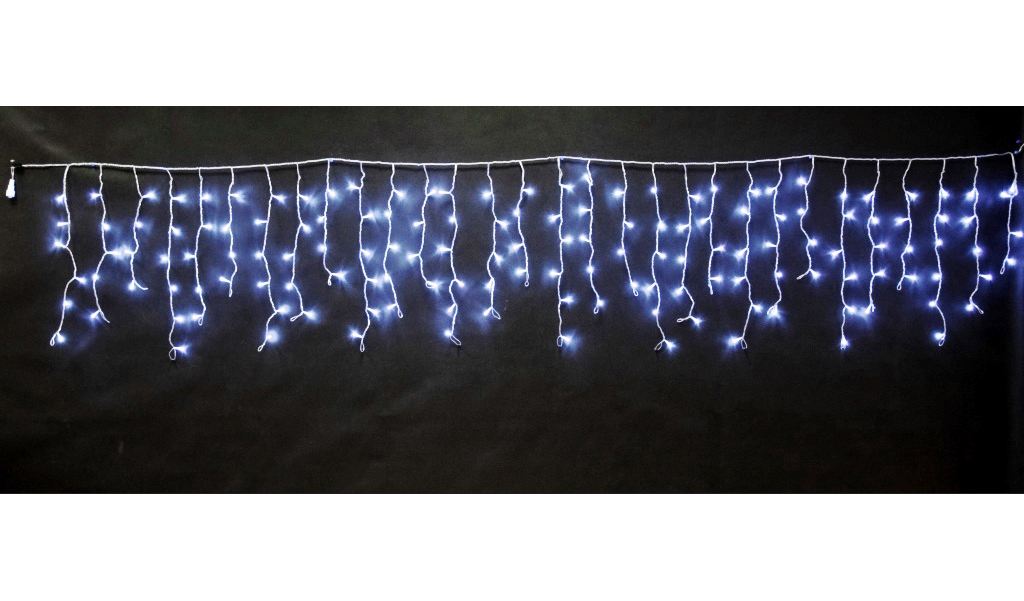 

Бахрома световая Мастерская Деда Мороза PVCICICLE-3*0.6-150LEDS-W 3х0,6 м белый холодный