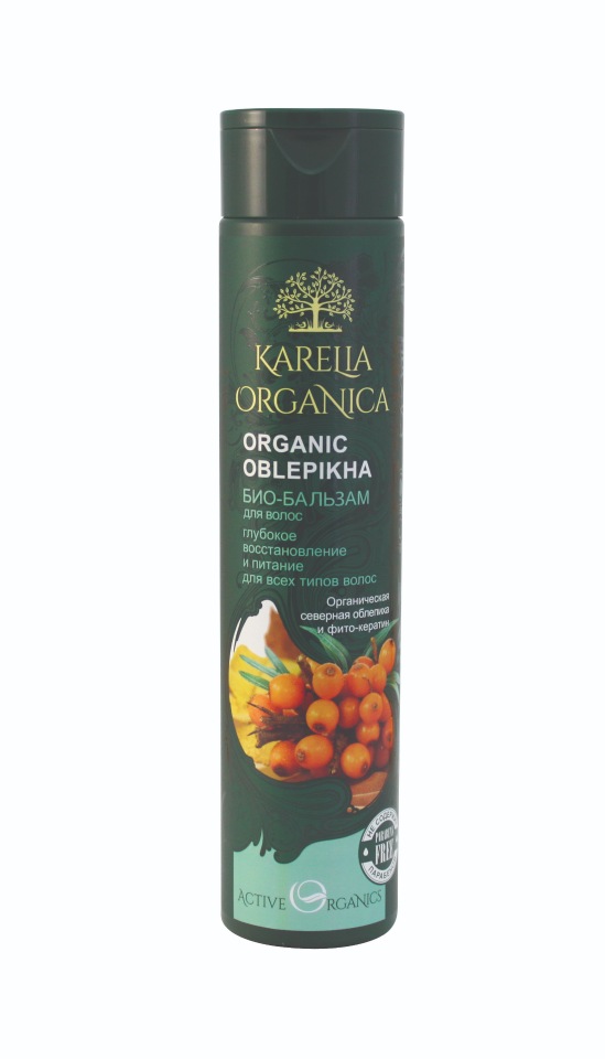 Био-бальзам Karelia Organica Organic OBLEPIKHA Глубокое восстановление и питание