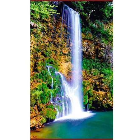 фото Инфракрасный обогреватель-картина "водопад", 500 вт домашний очаг