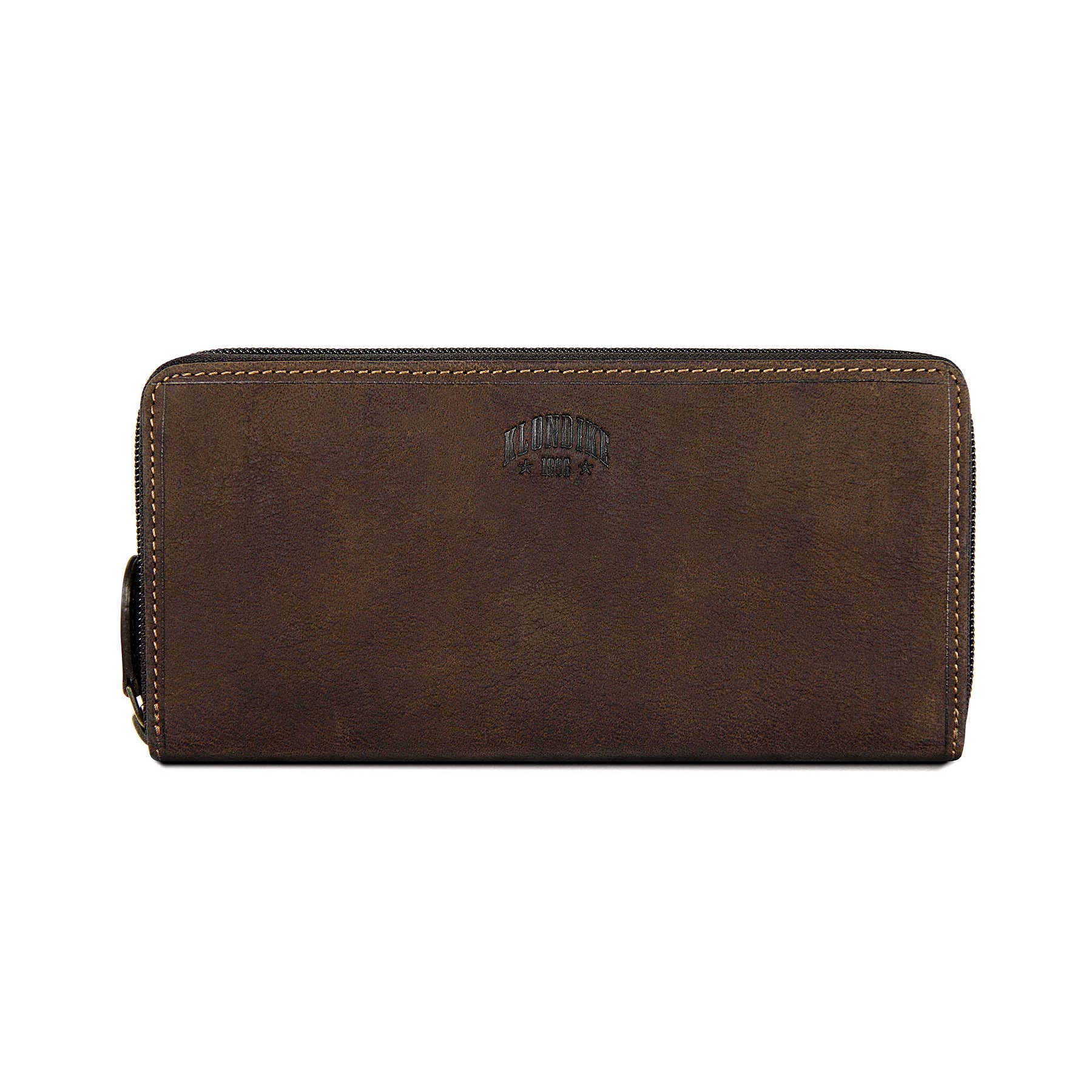 Бумажник Klondike Mary, коричневый, 19,5x10 см