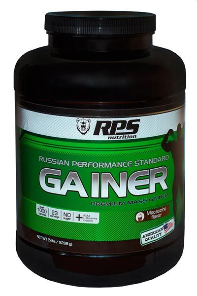 фото Гейнер rps nutrition premium mass gainer, 2268 г, mocaccino