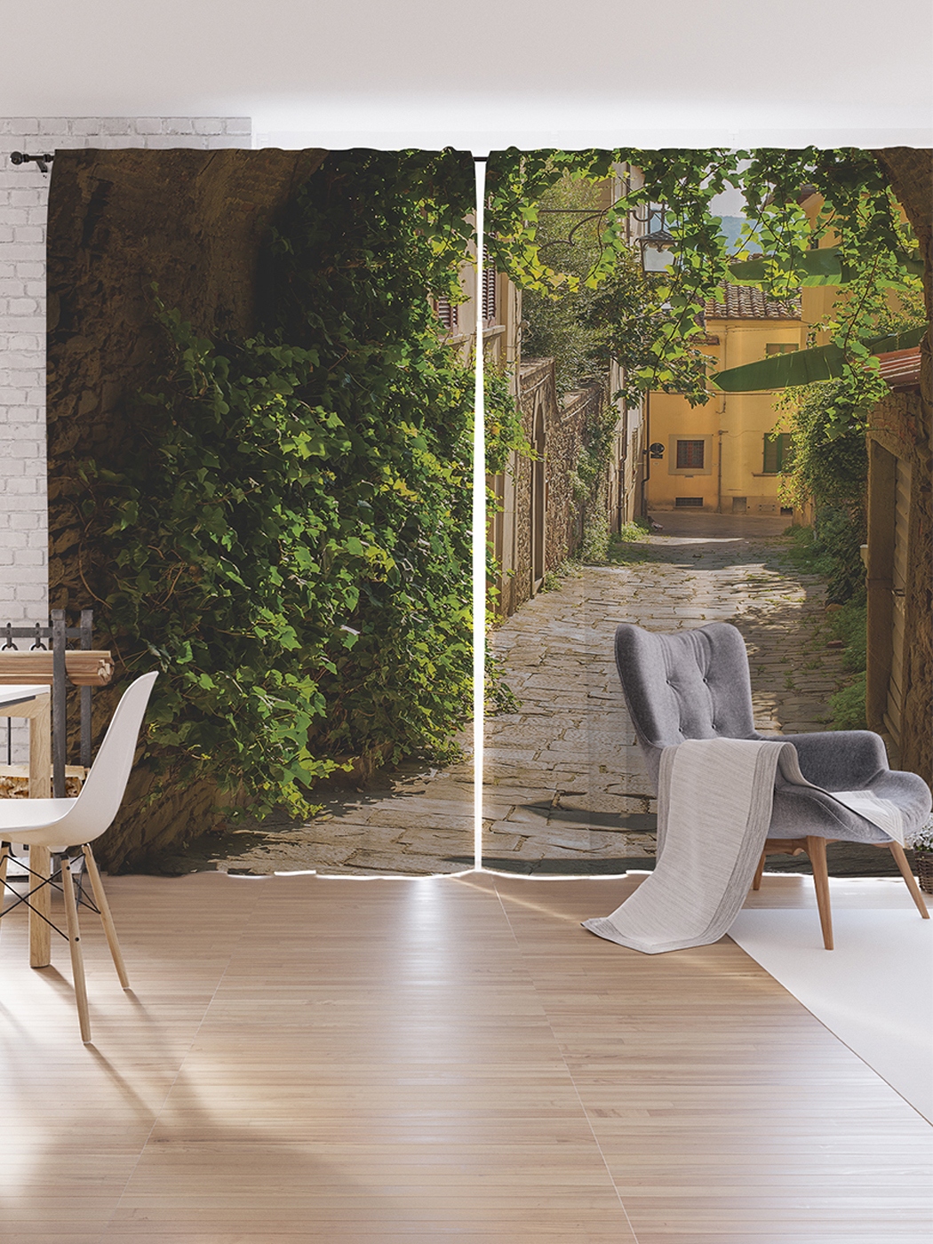 

Шторы под лён JoyArty «Тихий переулок», серия Oxford DeLux, 340х265 см, Шторы под лён «Тихий переулок», серия Oxford DeLux, 340х265 см