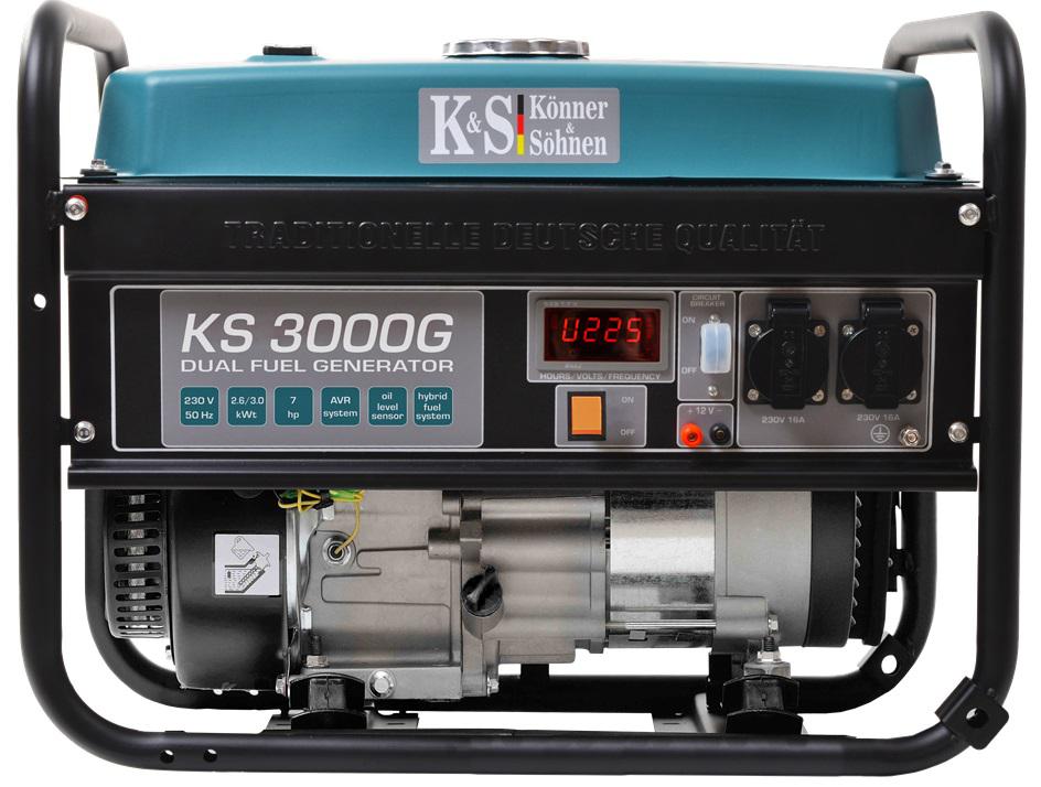 

Генератор KONNER&SOHNEN KS 3000G, KS 3000G