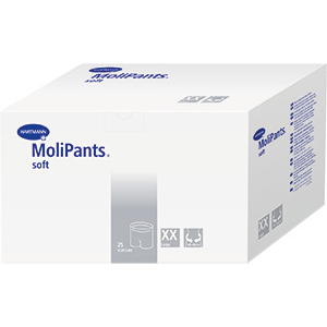 

Удлиненные штанишки HARTMANN MoliPants soft для фиксации прокладок ХХL 25 шт., MoliPants soft XXL