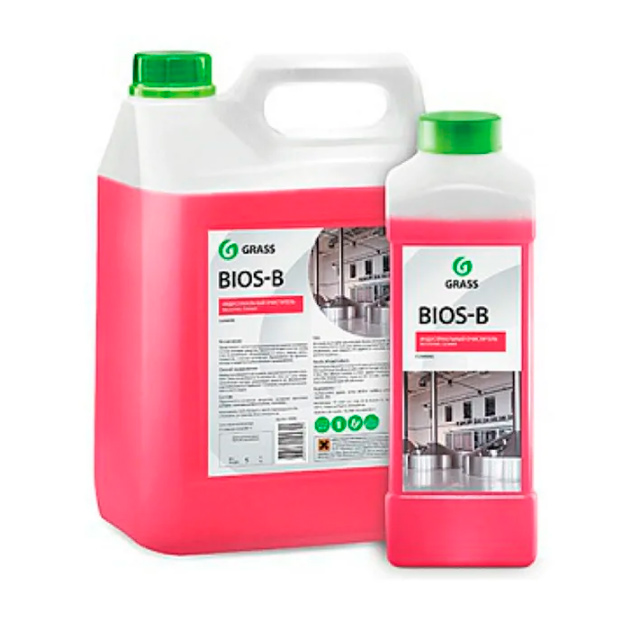 Чистящее средство для очистки различных поверхностей Grass 125201 Bios B канистра 5,5 кг