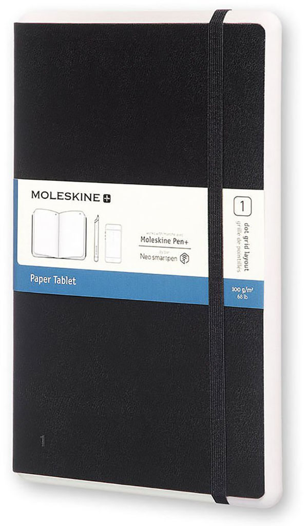 

Блокнот Moleskine Paper Tablet Large, цвет черный, пунктир