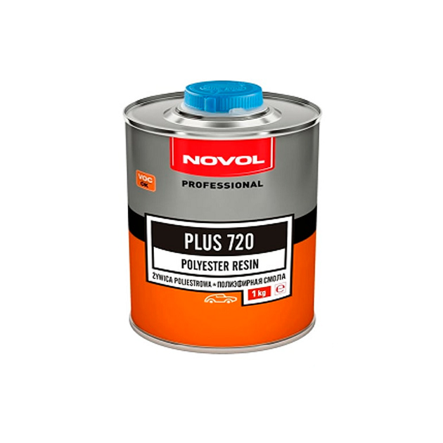 

Полиэфирная смола Novol PLUS 720, 1 кг 36112 + Отвердитель, Белый
