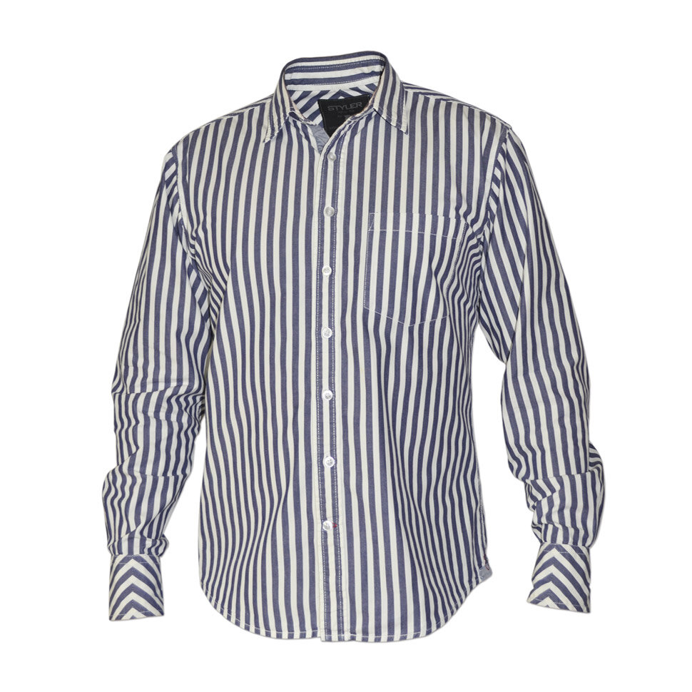 Рубашка мужская Styler 21-085 разноцветная XL
