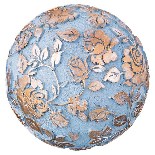 

Фигурка декоративная Lefard, Шар, 10 см, золотые розы