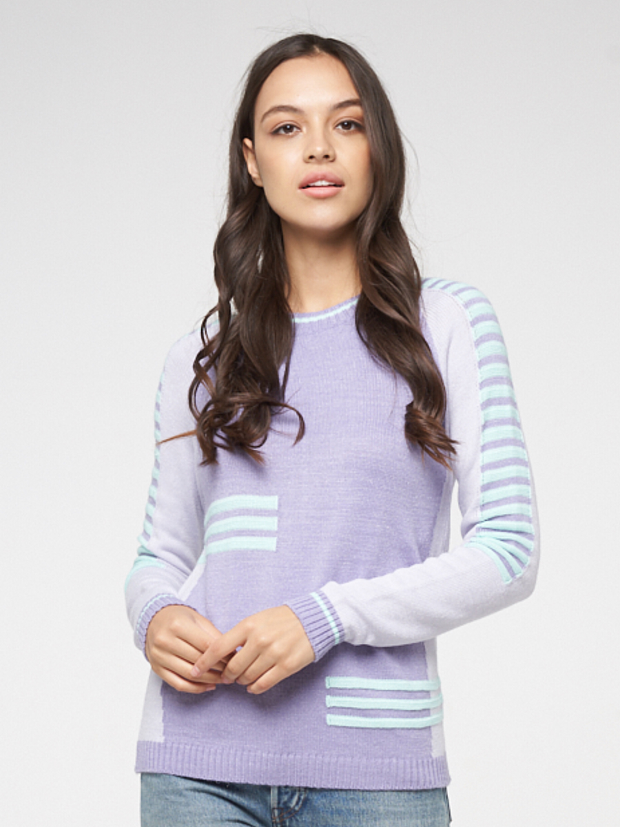 

Джемпер женский VAY 202-4098 фиолетовый 44