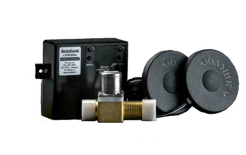 Блокиратор протечек воды АкваБлок-Золушка Б3313 клапан защиты от протечек 3 8 jg