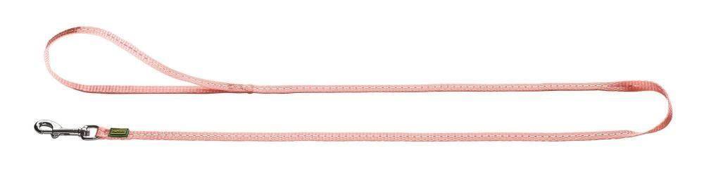 фото Поводок для собак hunter tripoli 10/100, нейлон, светоотражающий, розовый, 10мм х 170см