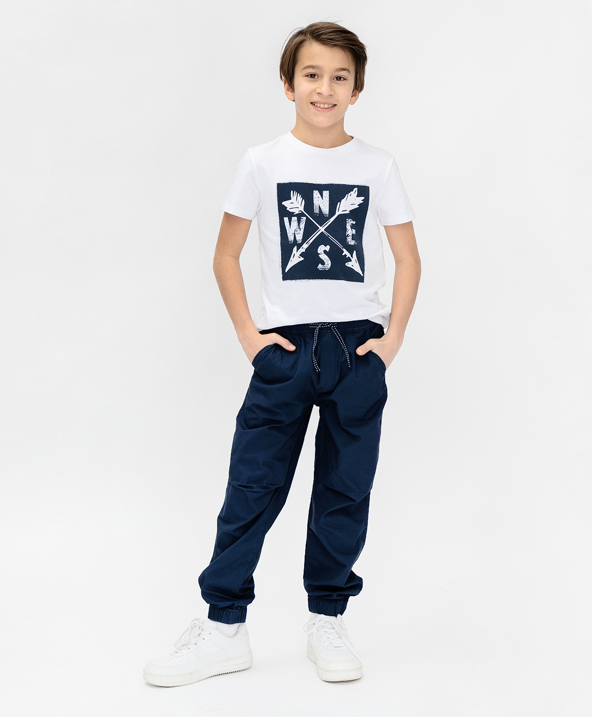 

Брюки для мальчиков Button Blue, цв. синий, р-р 116, 120BBBC63091000