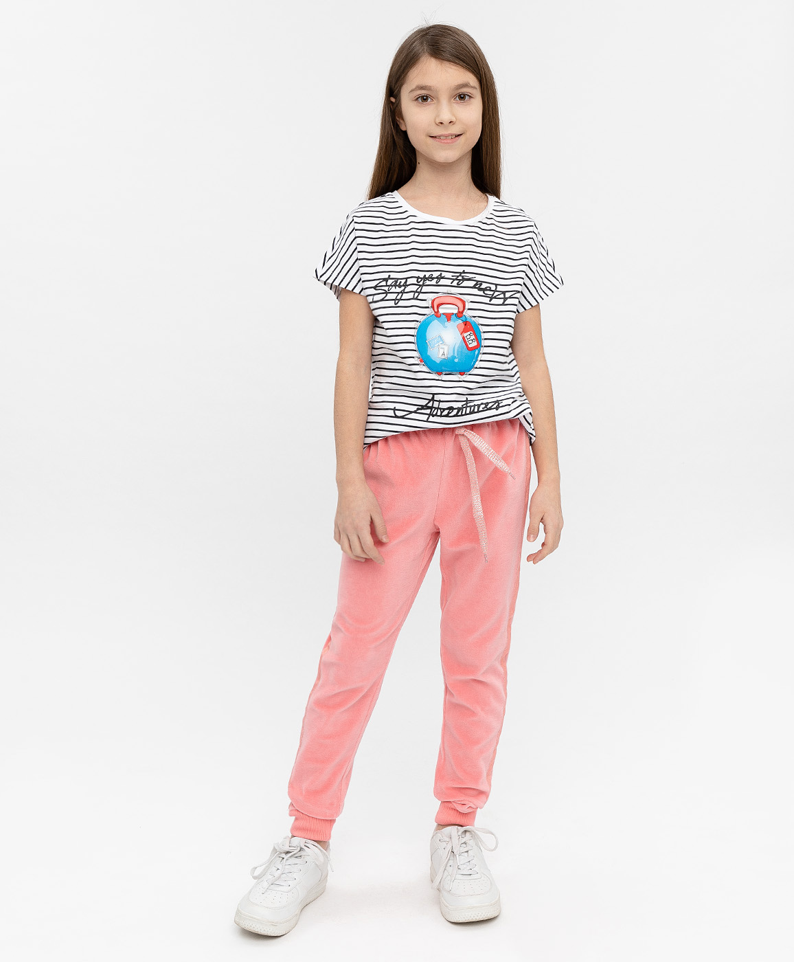 

Брюки для девочек Button Blue, цв. розовый, р-р 104, 120BBGC56061200