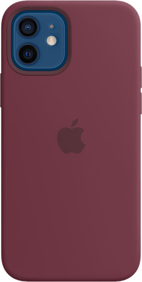 Чехол Apple для iPhone 12 / 12 Pro Silicone MagSafe Plum