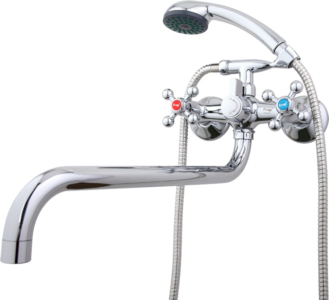 Смеситель для ванной с душем FRAP 2619-2F смеситель wasserkraft alme 1501 для ванны с душем