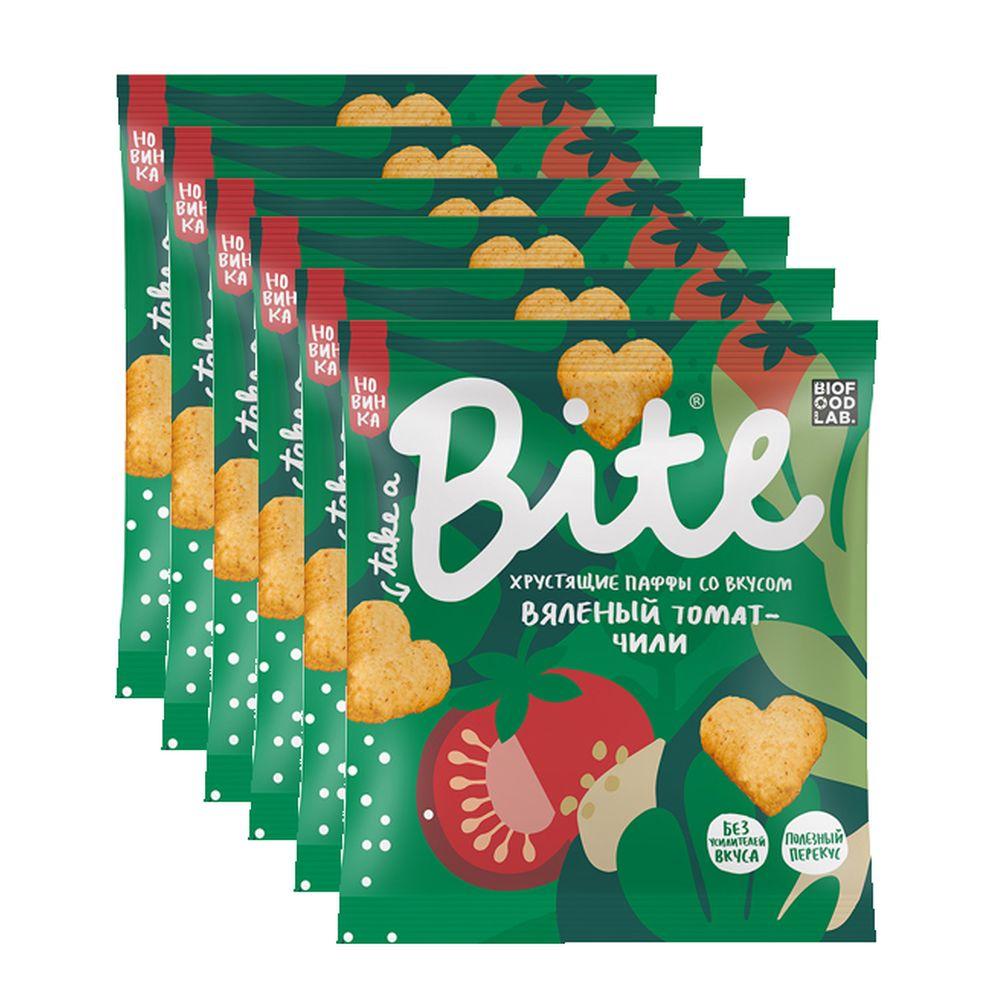 фото Фигурки bite мультизлаковые паффы со вкусом вяленного томата и чили 6*30 г