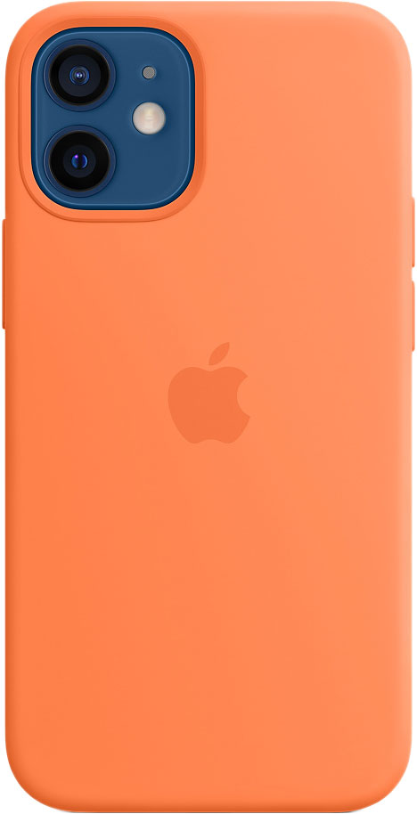 фото Чехол apple для iphone 12 mini silicone magsafe kumquat