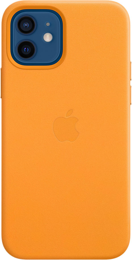 фото Чехол apple для iphone 12/12 pro leather magsafe california poppy