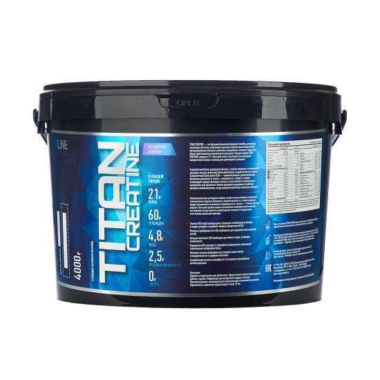 фото Гейнер rline titan creatine, 4000 г, шоколад