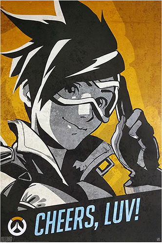

Постер ABYstyle ABYDCO443, Постер Overwatch: Tracer Cheers Luv