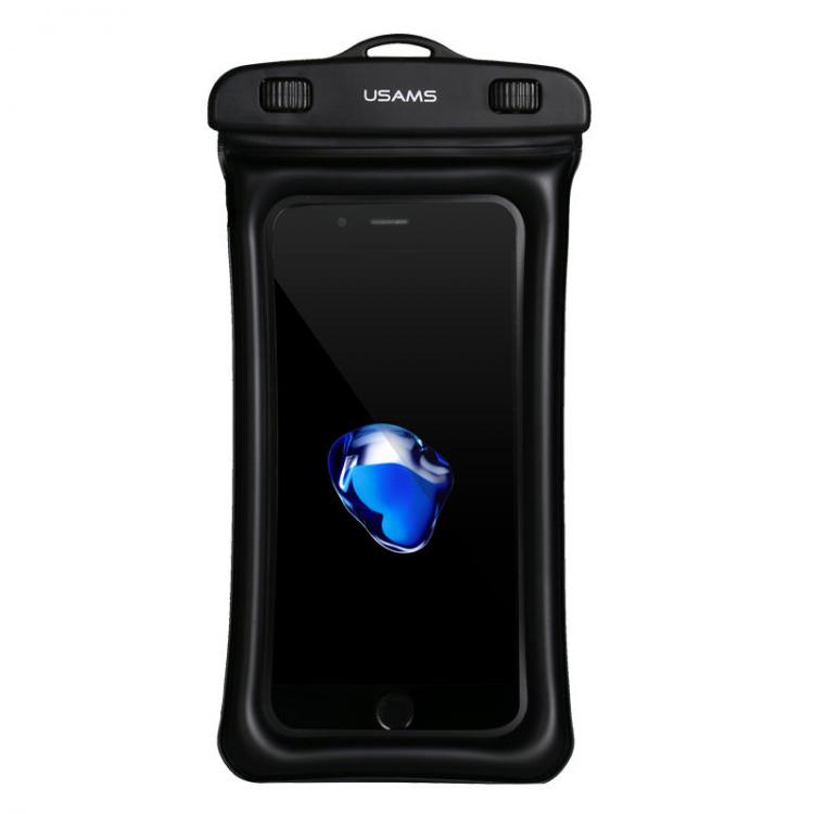 Чехол для смартфона Usams YD007 до 6'' водонепроницаемый, Black (УТ000019948)