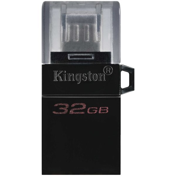 фото Флэш диск kingston 32gb dt microduo 3 g2 + microusb (dtduo3g2/32gb)