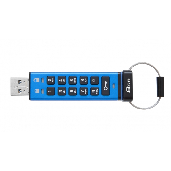 фото Флэш диск kingston 8gb datatraveler 2000 keypad 3.0 (dt2000/8gb)
