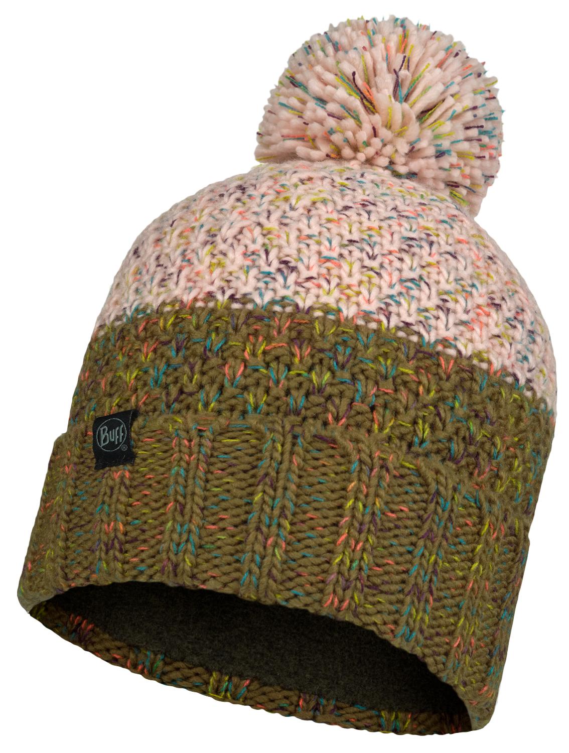 фото Шапка-бини женская buff knitted & fleece hat janna rose, one size