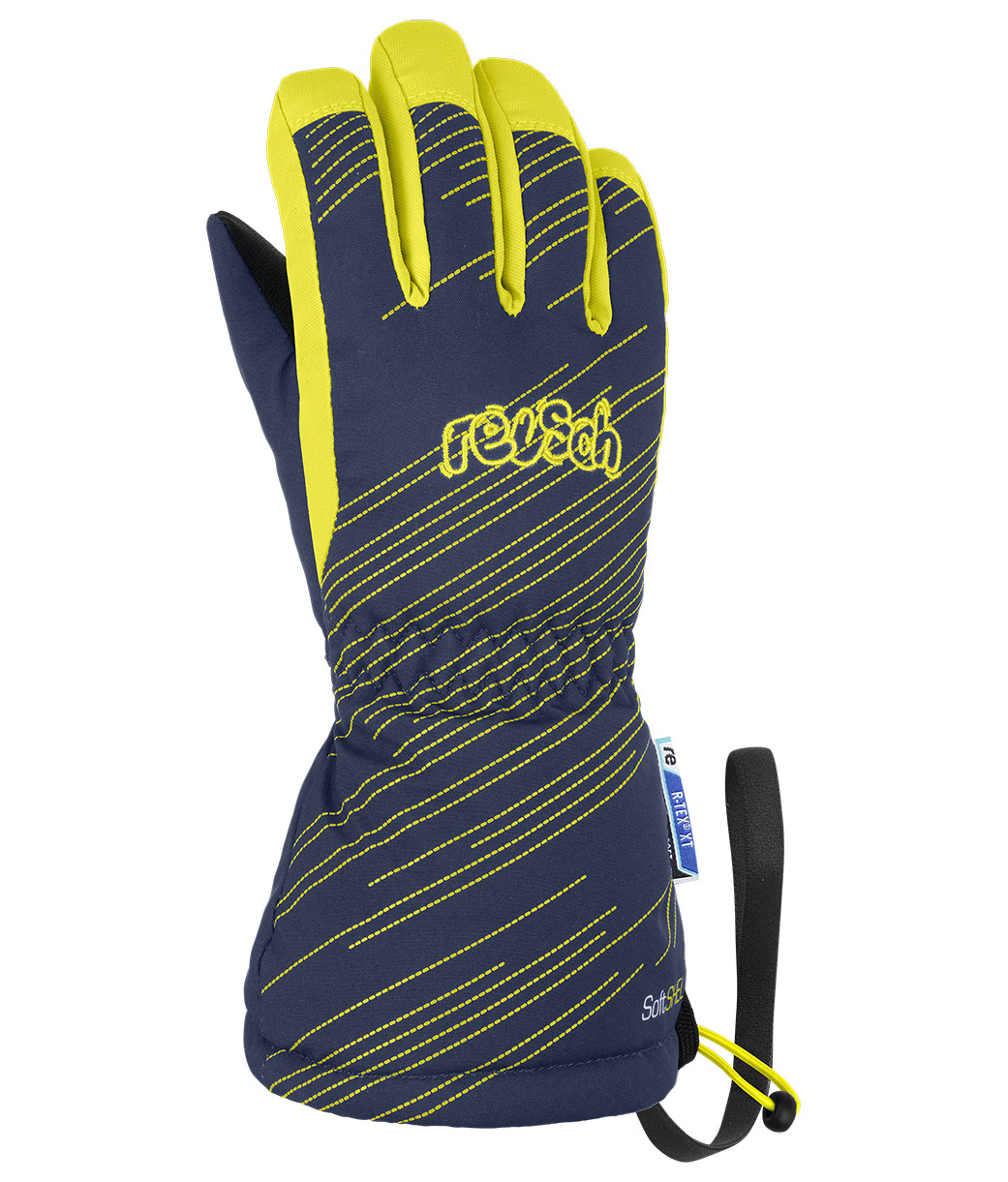 фото Перчатки горнолыжные reusch 2020-21 maxi r-tex xt dress blue/lime (inch (дюйм):v)