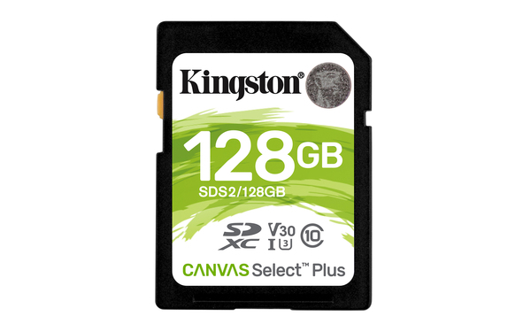 Карта памяти Kingston 128GB Canvas Select Plus 100R (SDS2/128GB)