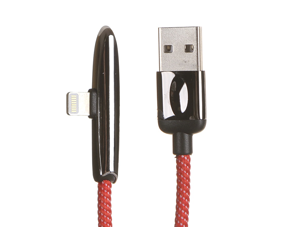 Кабель Usams U34 USB-A/Lightning, с инд.бок.,Red (УТ000019977)