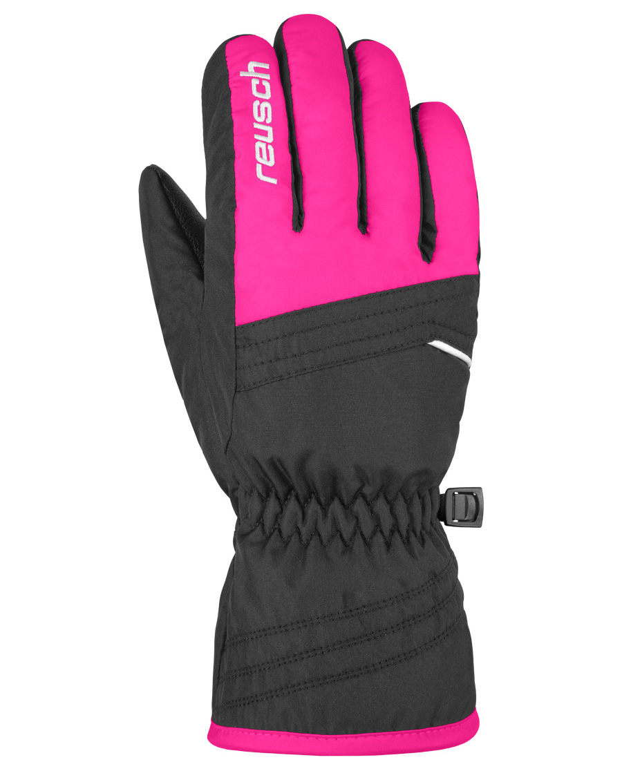 фото Перчатки reusch alan junior, black/pink glo, 5 inch