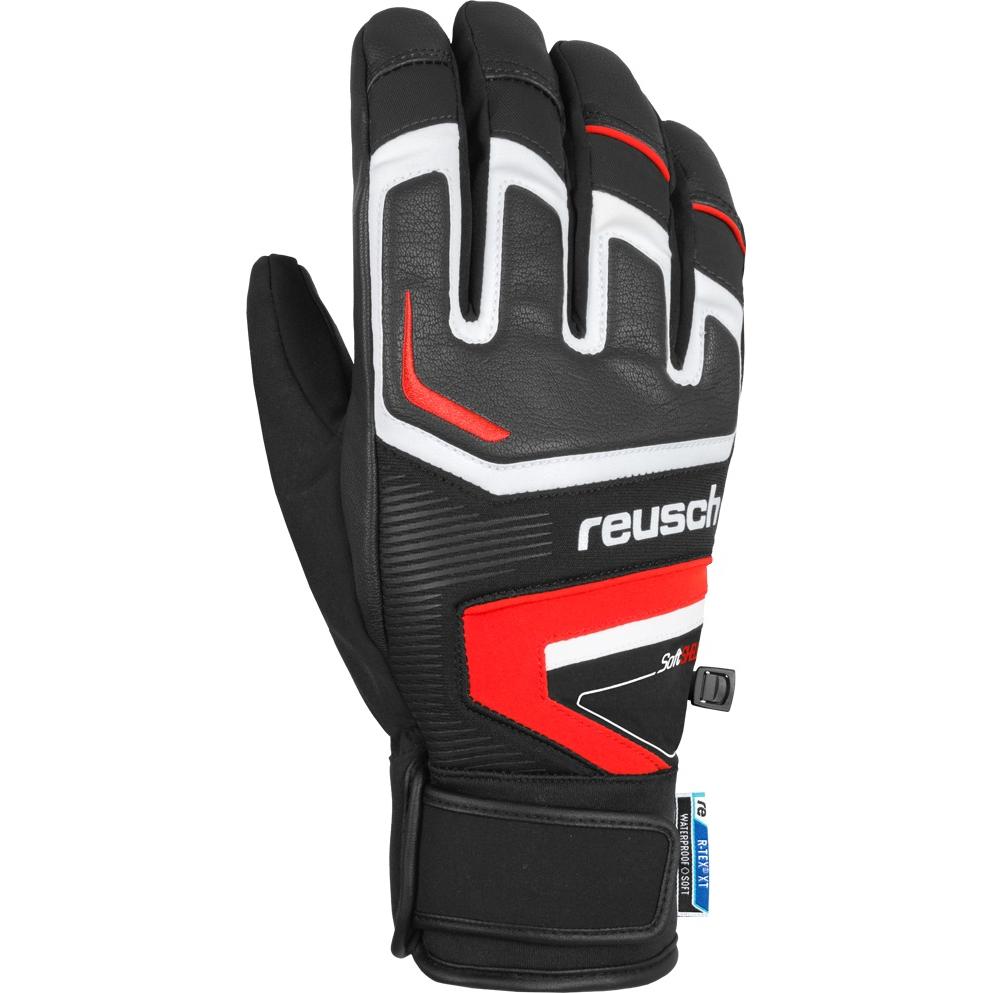 фото Перчатки reusch thunder r-tex xt, black/white/fire red, 9.5 inch