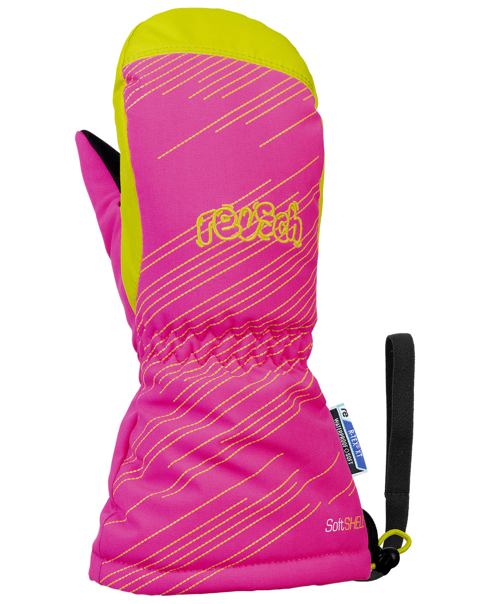 фото Варежки reusch 2020-21 maxi r-tex® xt mitten knockout pink/lime (inch (дюйм):v)