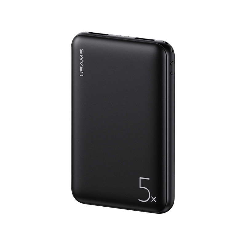 фото Внешний аккумулятор usams us-cd123 5000mah, black (ут000020310)