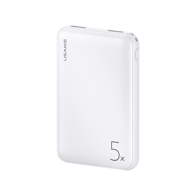 фото Внешний аккумулятор usams us-cd123 5000mah, white (ут000019963)